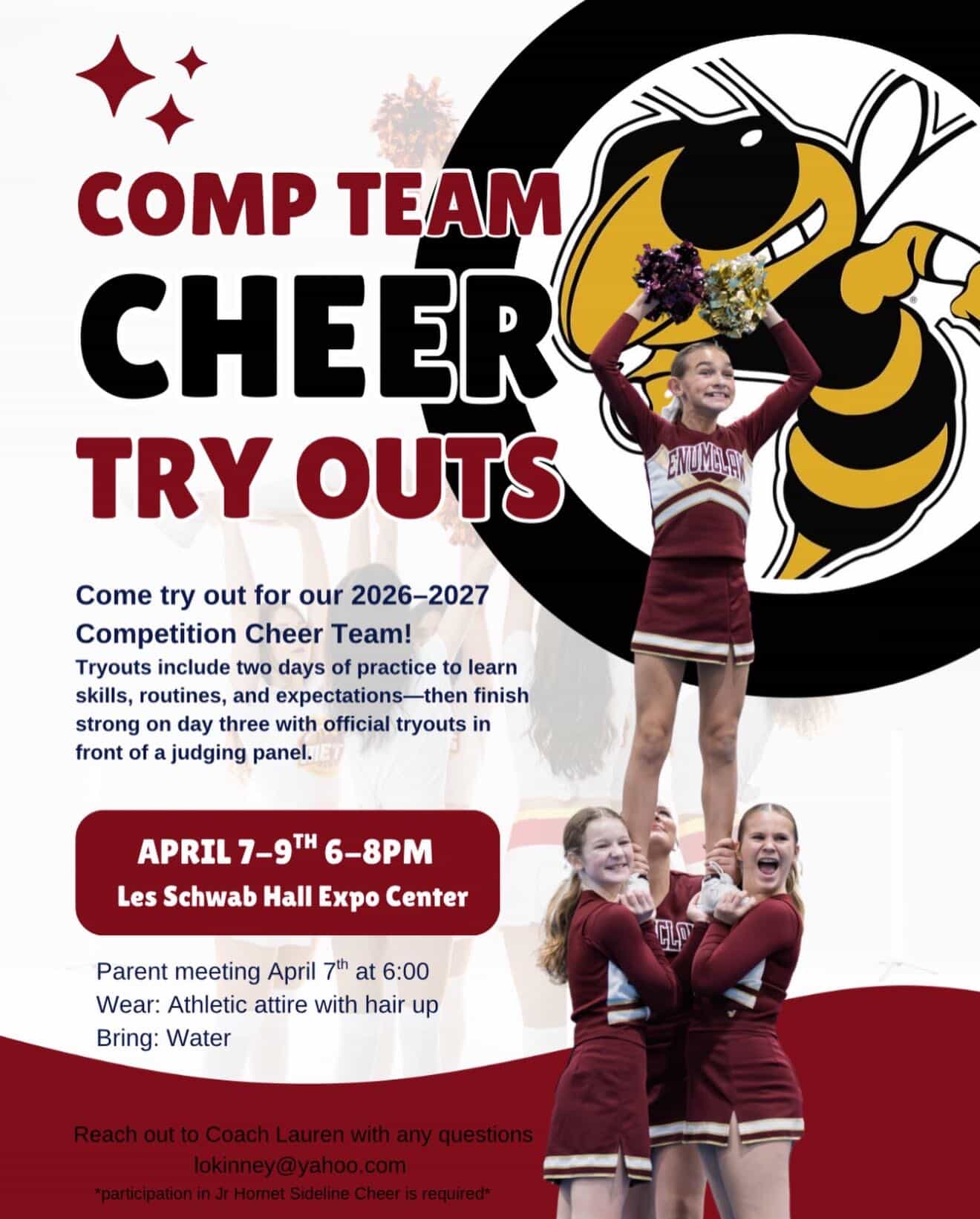 comp tryouts
